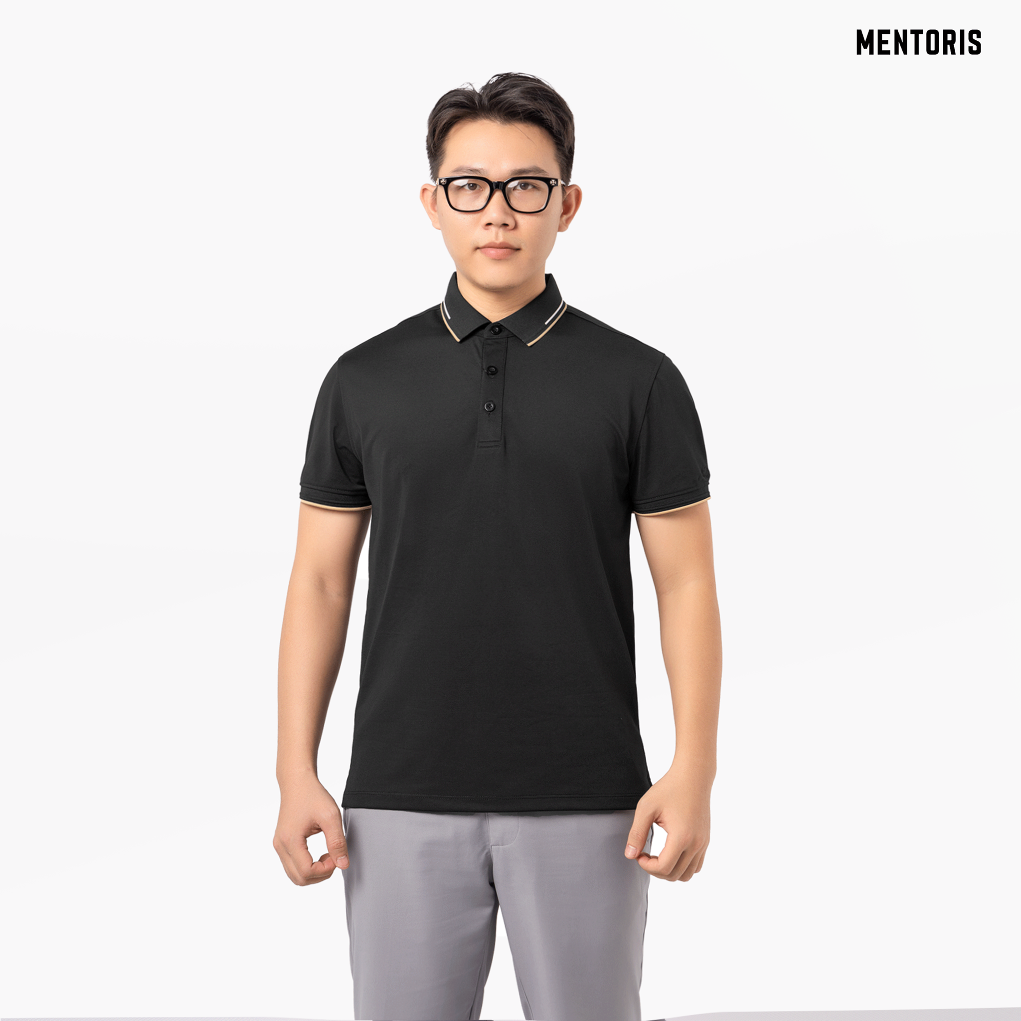 Áo Polo Nam Local Brand Cao Cấp Mentoris Chất Vải Mềm Mịn Co Giãn Giữ Màu Tốt MPS206R