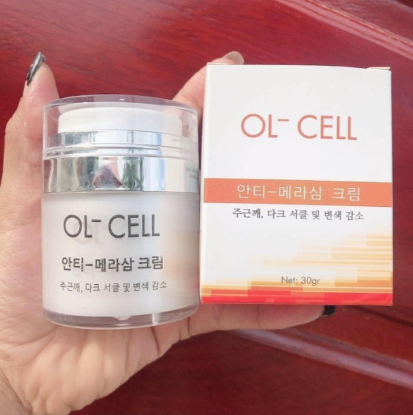 Kem nám tàn nhàng Ol- cell Hàn Quốc Tàn Nhang OL CELL - Hút Chì Thải Độc Phục Hồi Nàn Da Sáng Đẹp Da
