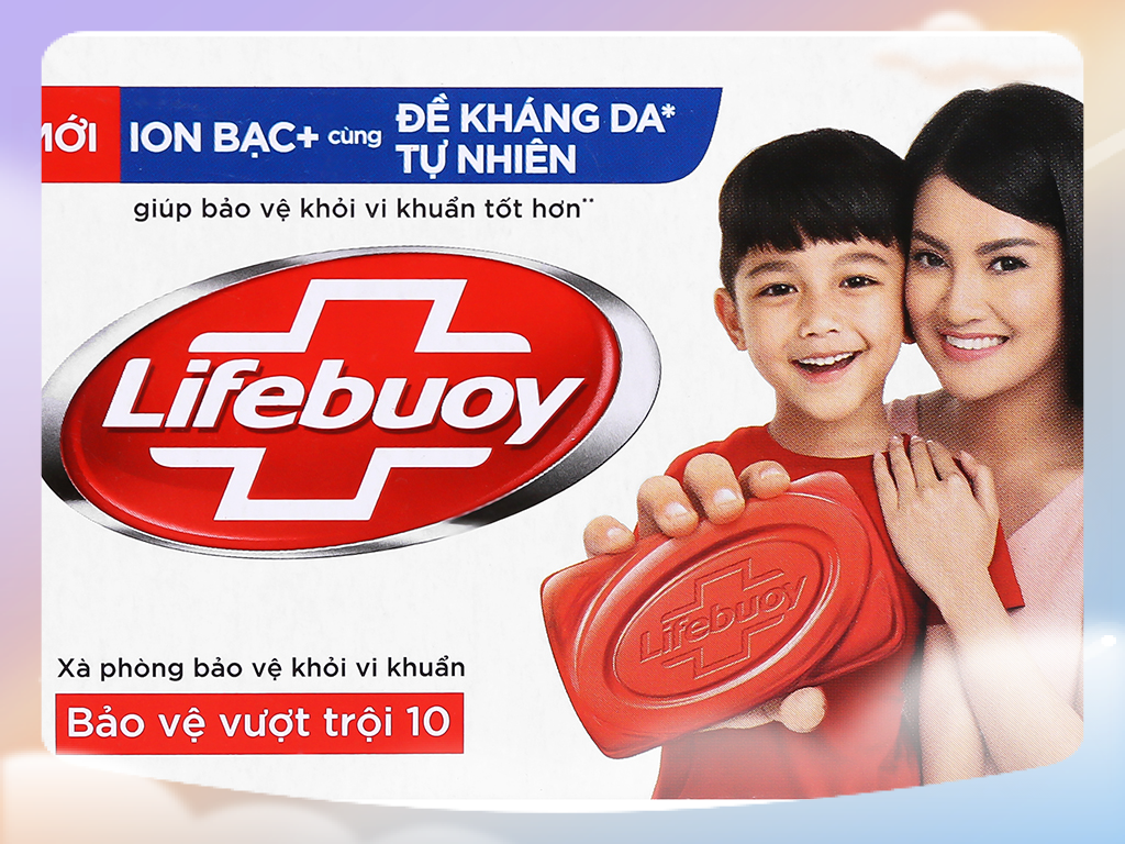 [HCM][Chính hãng] Xà bông cục Lifebuoy bảo vệ vượt trội 90g