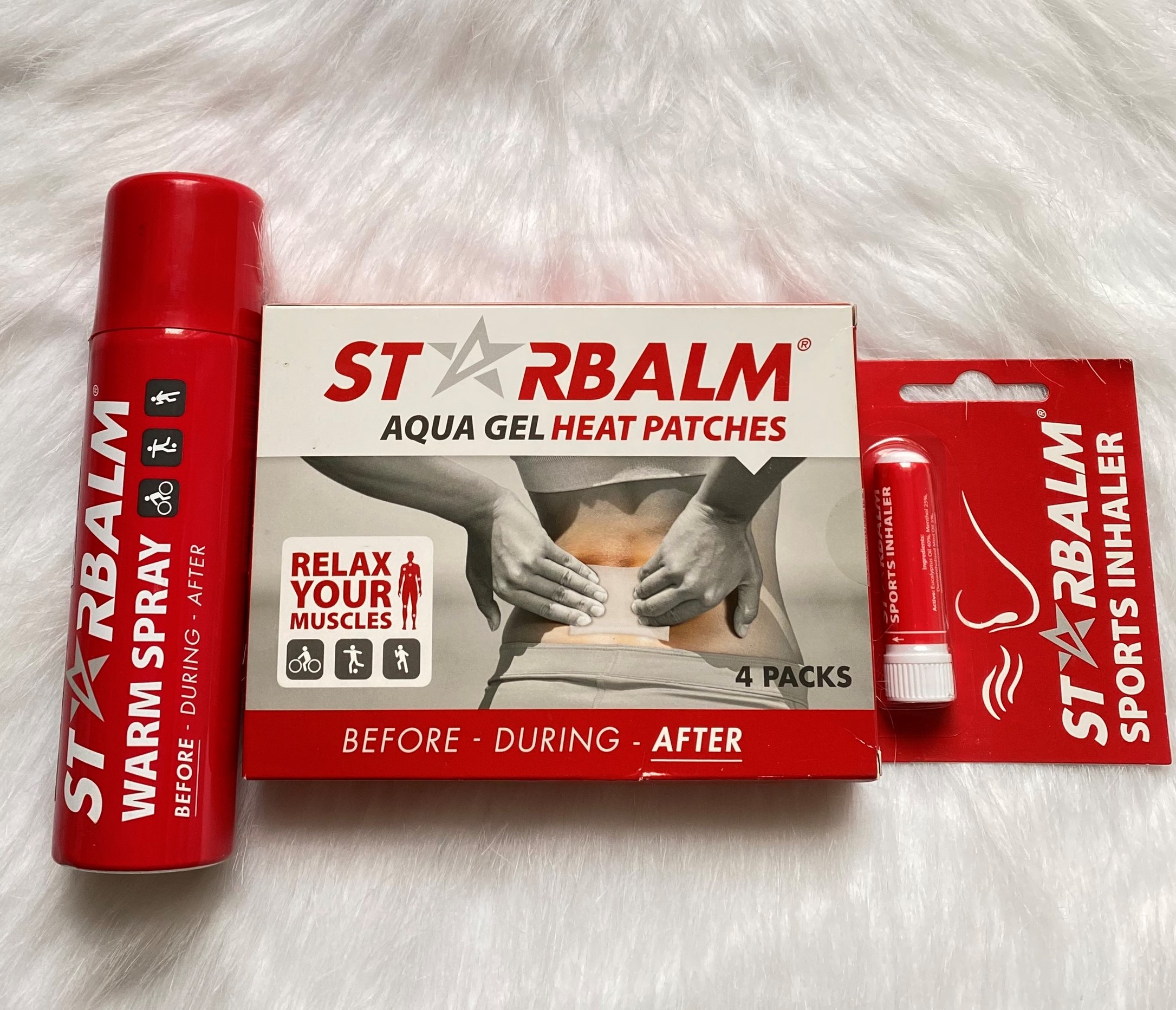 Combo1 Chai Xịt Làm Nóng Cơ+1 Hộp 4 Miếng Dán Nhiệt+Ống Hít Tăng Oxy Starbalm+Tặng 1Hộp Khẩu Trang Y Tế Biomeq
