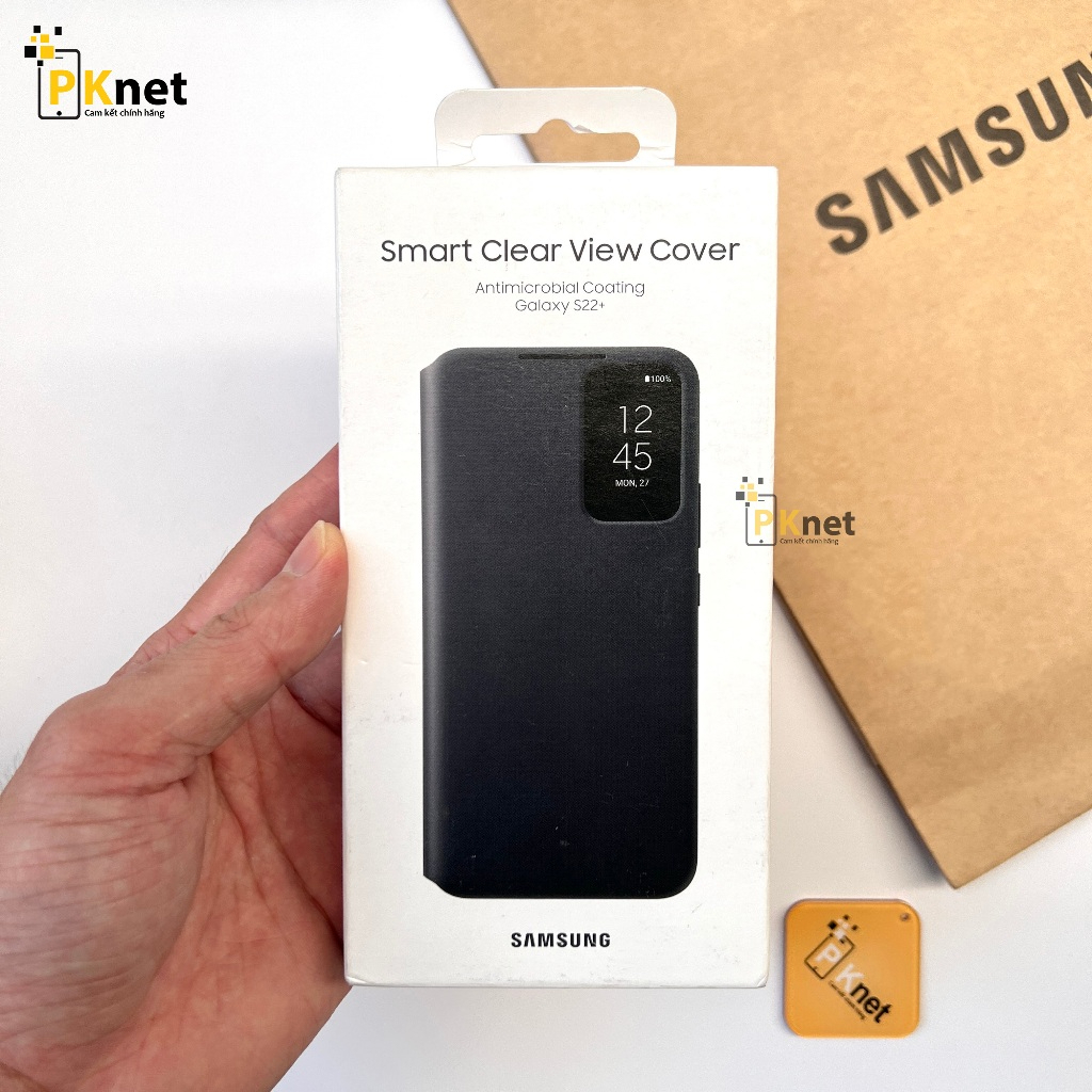 Bao da Samsung S22 Plus (S22+) Smart Clear View Cover Chính Hãng Samsung Việt Nam bao da thông minh 