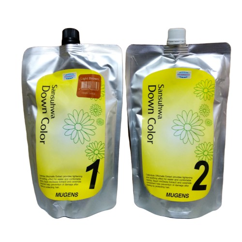 Nhuộm phủ bạc thời trang Mugens Sansuhwa 500ml x2