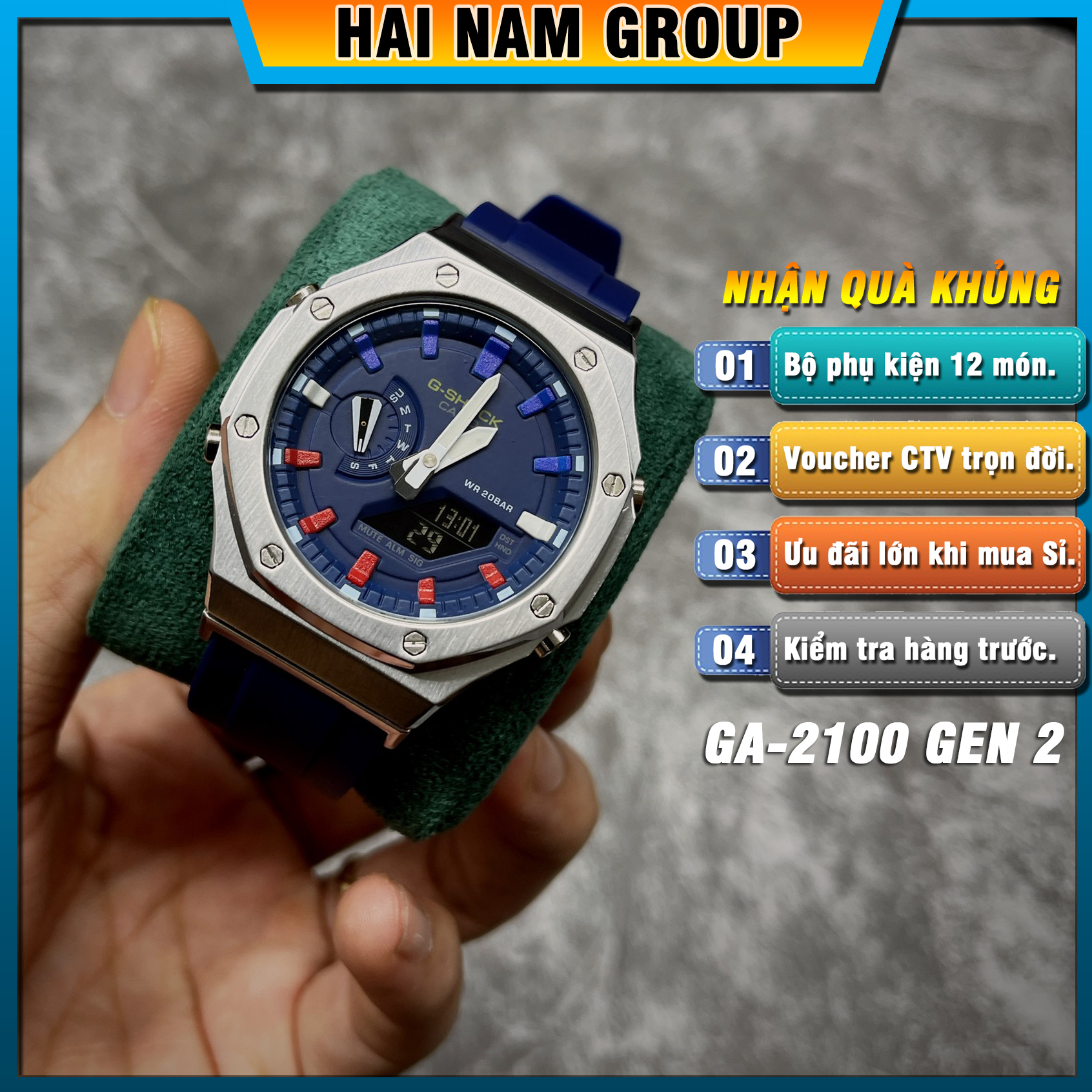 Đồng hồ nam G-SHOCK GA 2100 Custom AP Gen 2 | GA-2100 HNG207