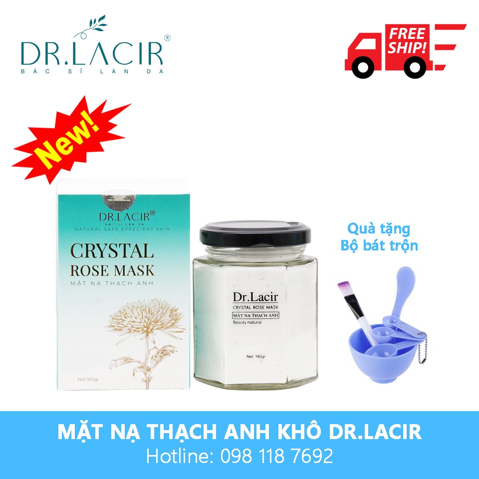 Mặt Nạ Thạch Anh Khô Dr Lacir - Cấp Nước Phục Hồi Da Làm Dịu Da Phù Hợp Với Mọi Loại Da Kể Cả Da Mỏng Yếu