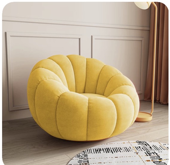 Ghế Sofa Thư Giãn Và Chụp hình Phòng khách phòng Ngủ Hình Bông Hoa Cao Cấp Ghế lười tựa lưng đệm bô
