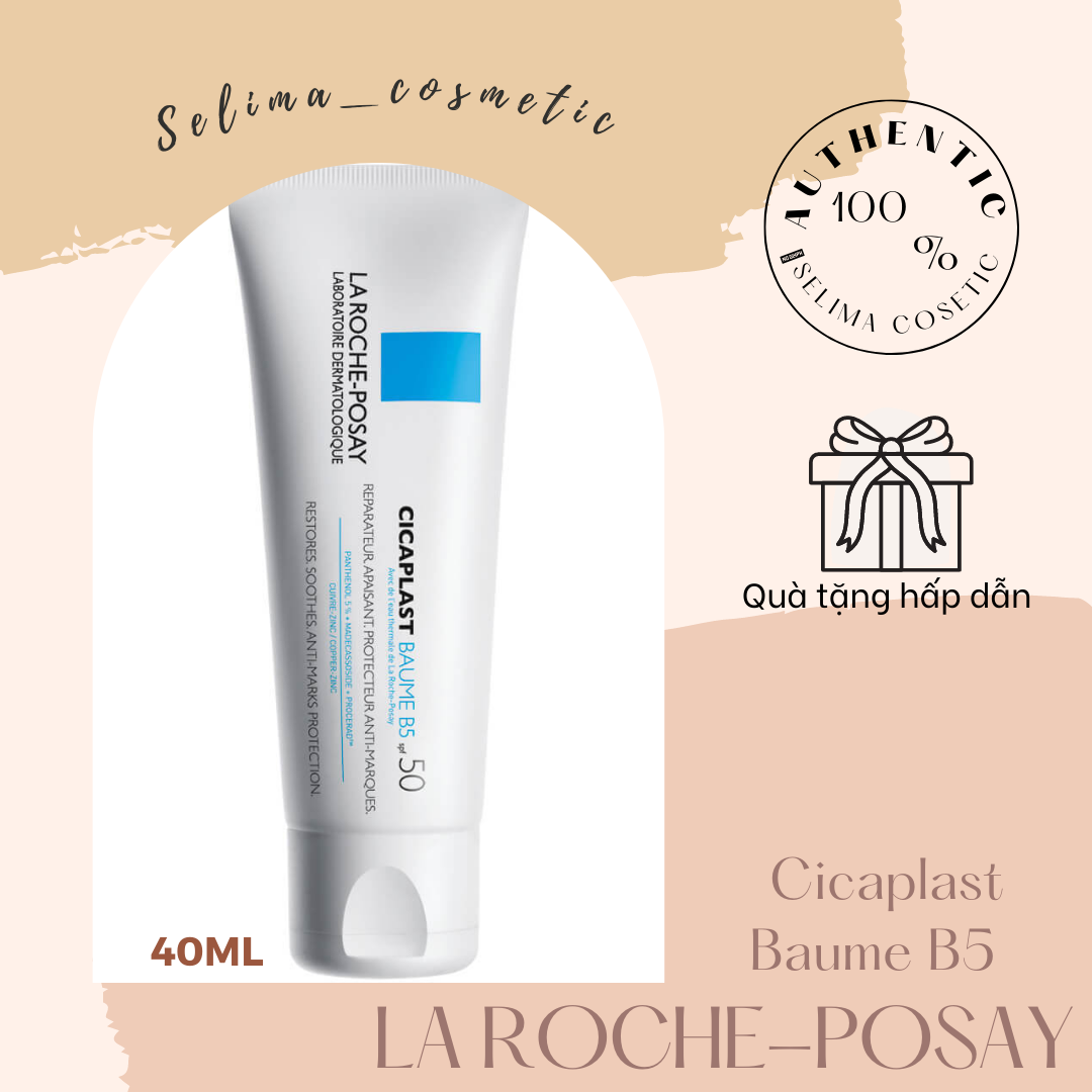 [La Roche - Posay] Kem Dưỡng La Roche - Posay Làm Dịu Da Giảm Kích Ứng Cicaplast Baume B5 Soothing Repairing Balm 40Ml