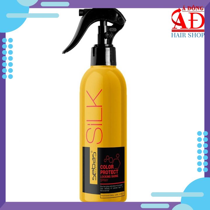 Xịt Dưỡng Khóa Màu Tóc Nhuộm Sebas Silk Color Protect Locking Shine Spray 280Ml