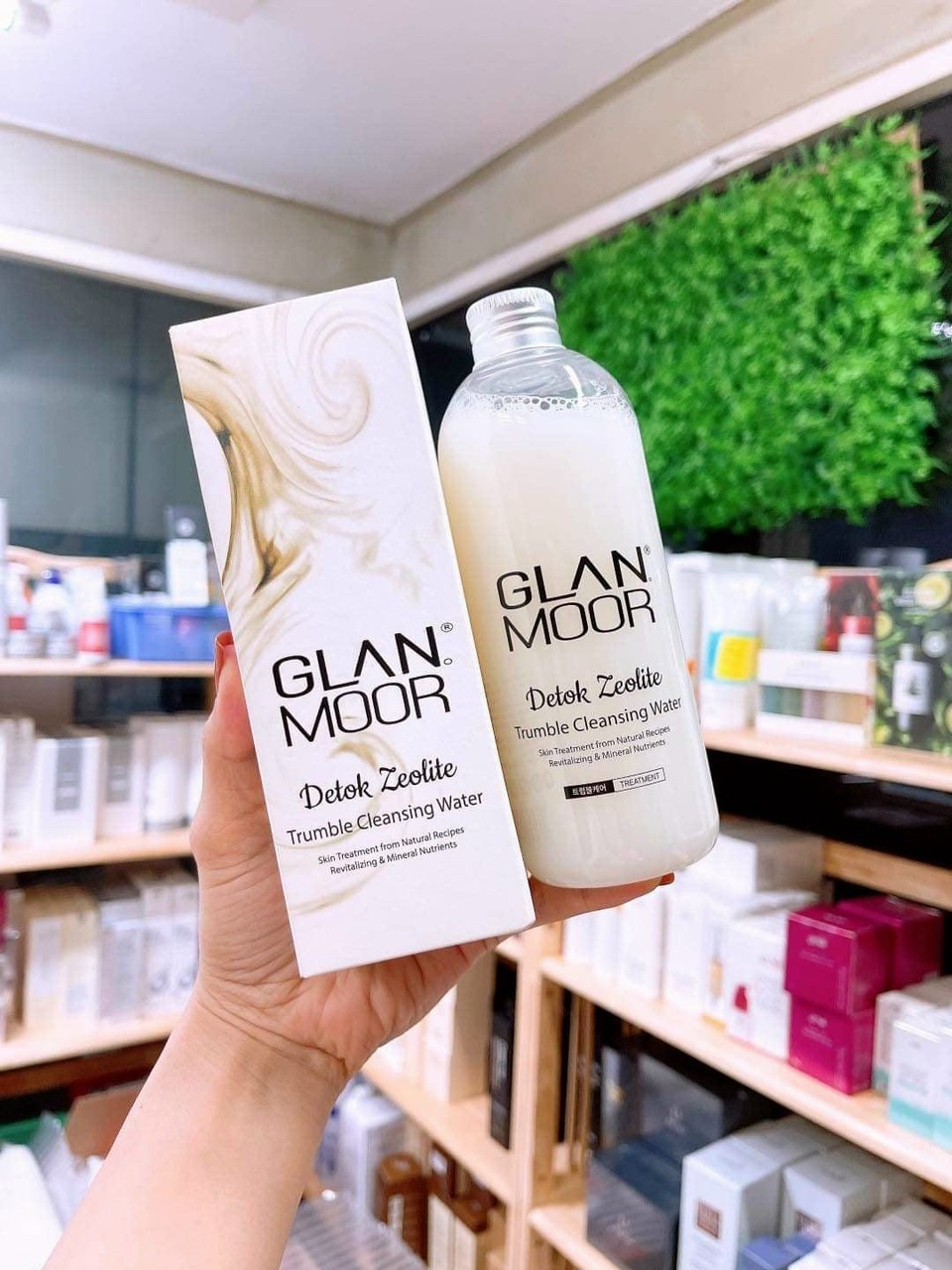 [Chính Hãng] Nước Tẩy Trang Thải Độc Tố Glan Moor Detok Zeolite Trumble Cleasing Water 300Ml Cho Da Mụn .