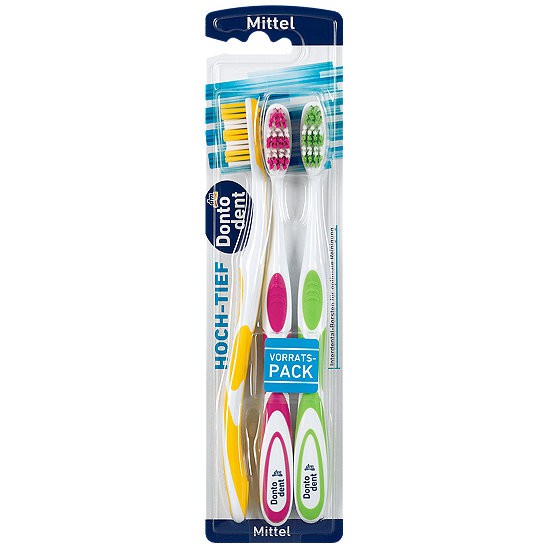 Bàn Chải Đánh Răng Hoch - Tief Mittel
