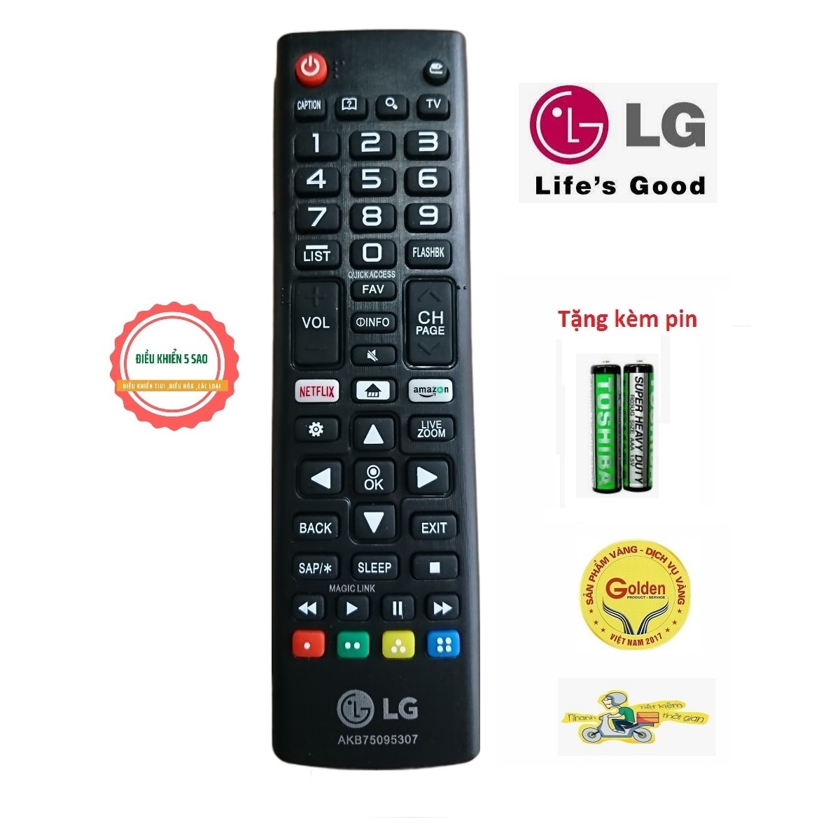 Remote Điều khiển tivi LG 32LJ571D - tặng kèm pin -điều khiển tivi LG 32 inch smart remote tivi LG 32 inch 32LJ571D