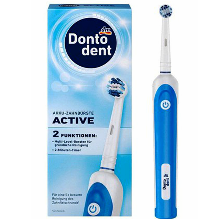 Bàn Chải Điện Dontodent Akku Active 2 Funktionen