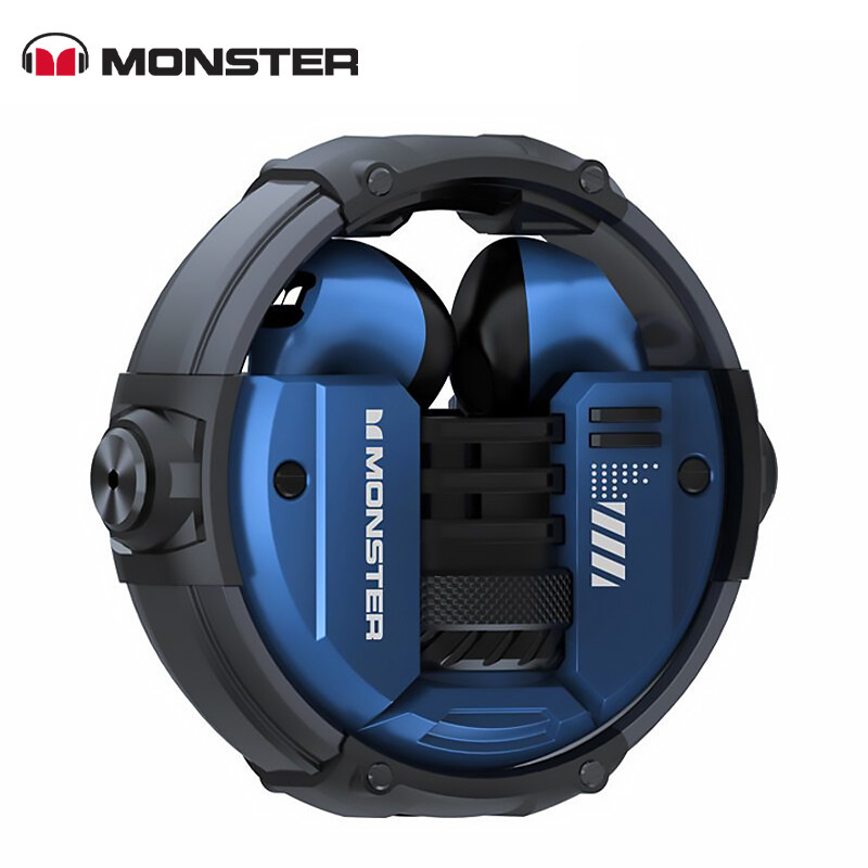 ( Tặng bút vệ sinh ) TAI NGHE BLUETOOTH MONSTER XKT10 KHÔNG DÂY THIẾT KẾ ĐỘC ĐÁOTAI NGHE GAMING CHÍN