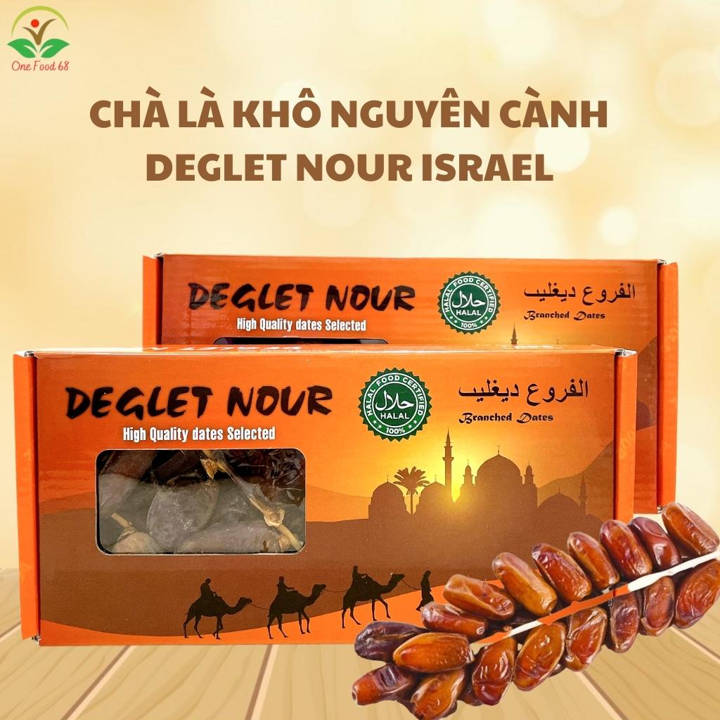 Chà Là Khô Nguyên Cành Deglet Nour Israel Onefood68 Chà Là Nguyên Cành Israel Sấy Dẻo Không Đường Là