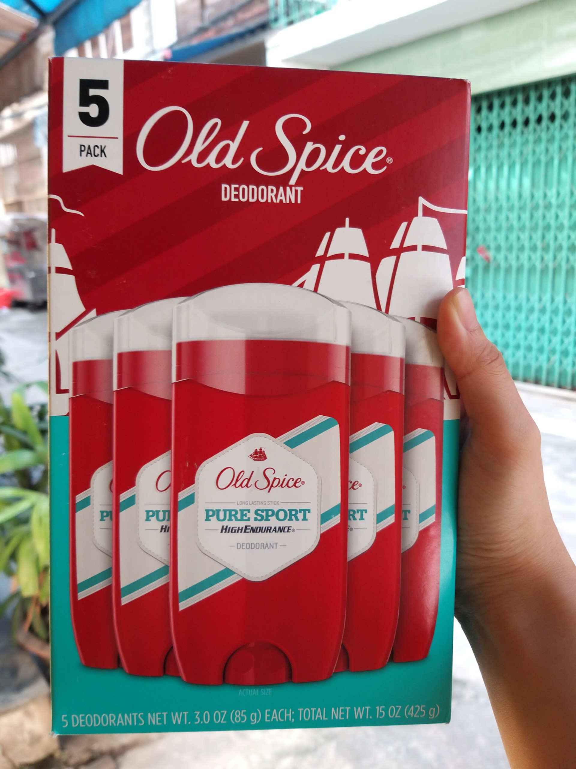 [Hcm][Mẫu Mới 2020 ] Combo 5 Lăn Khử Mùi Old Spice Pure Sport 85G Của Mỹ