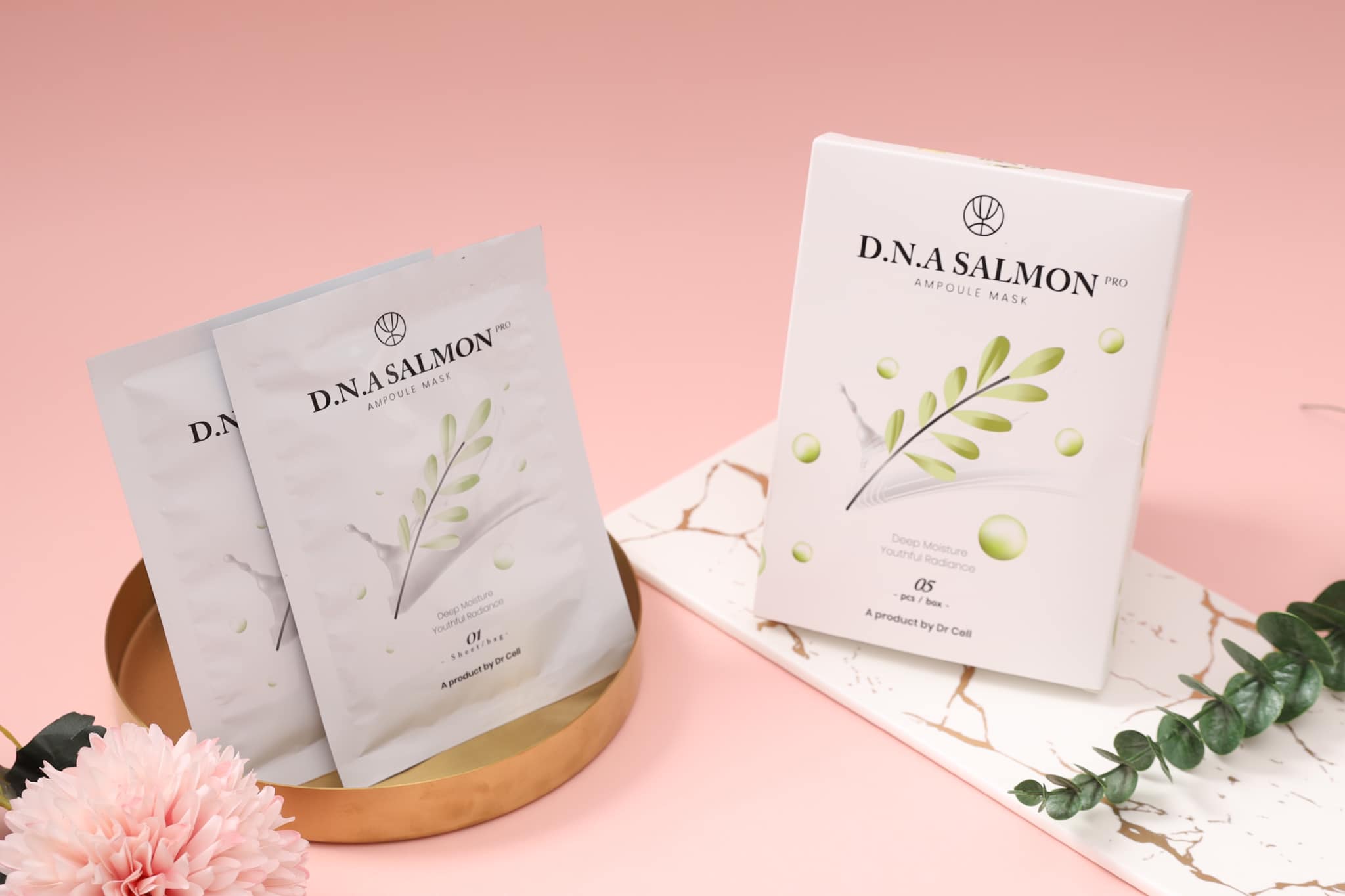 Mặt Nạ D.n.a Salmon Pro Dưỡng Ẩm - Trắng Da - Ngăn Mụn - Nám - Chống Lão Hóa