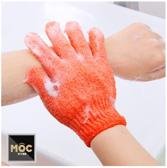[Hcm]Găng Tay Tắm Tẩy Da Chết 1 Chiếc Bath Glove Bao Tay Tắm Làm Sạch Da Mát Xa Tẩy Tế Bào Chết Massage Cơ Thể Màu Ngẫu Nhiên Loại Tốt Chống Trượt Dưỡng Ẩm Cho Da Loại Tốt Giá Rẻ Mộc Shop Saigon