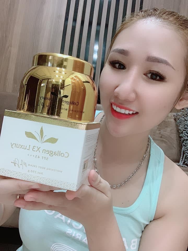 [Hcm][Cam Kết Chất Lương] - Kem Body Collagen X3 Luxury Kích Trắng Da Chính Hãng Mỹ Phẩm Đông Anh