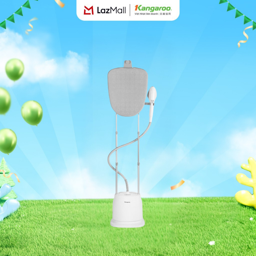 Bàn là hơi nước đứng Kangaroo KG75B8 1400ml, 36x31.5x164cm, Inox