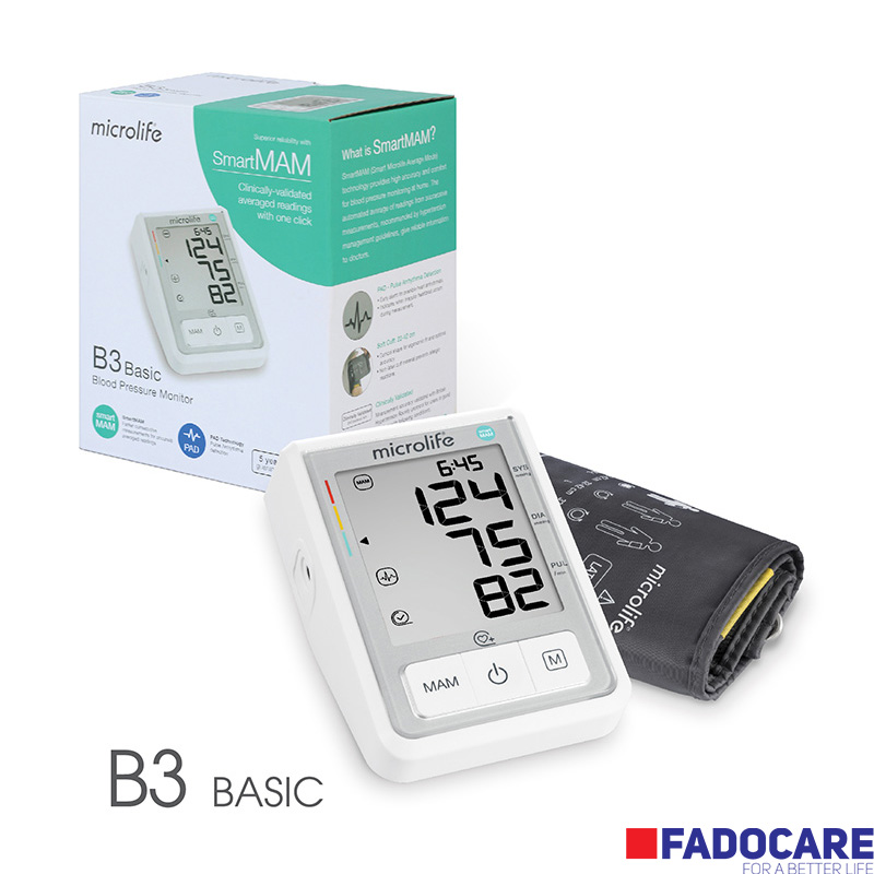 [Hcm]Máy Đo Huyết Áp Microlife B3 Basic