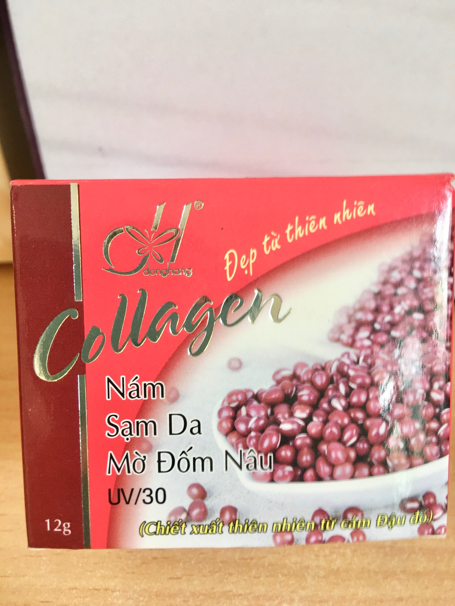 [Hcm]Kem Collagen Đông Hằng Mờ Nám Sạm Da Mờ Đốm Nâu Uv30 Từ Đậu Đỏ