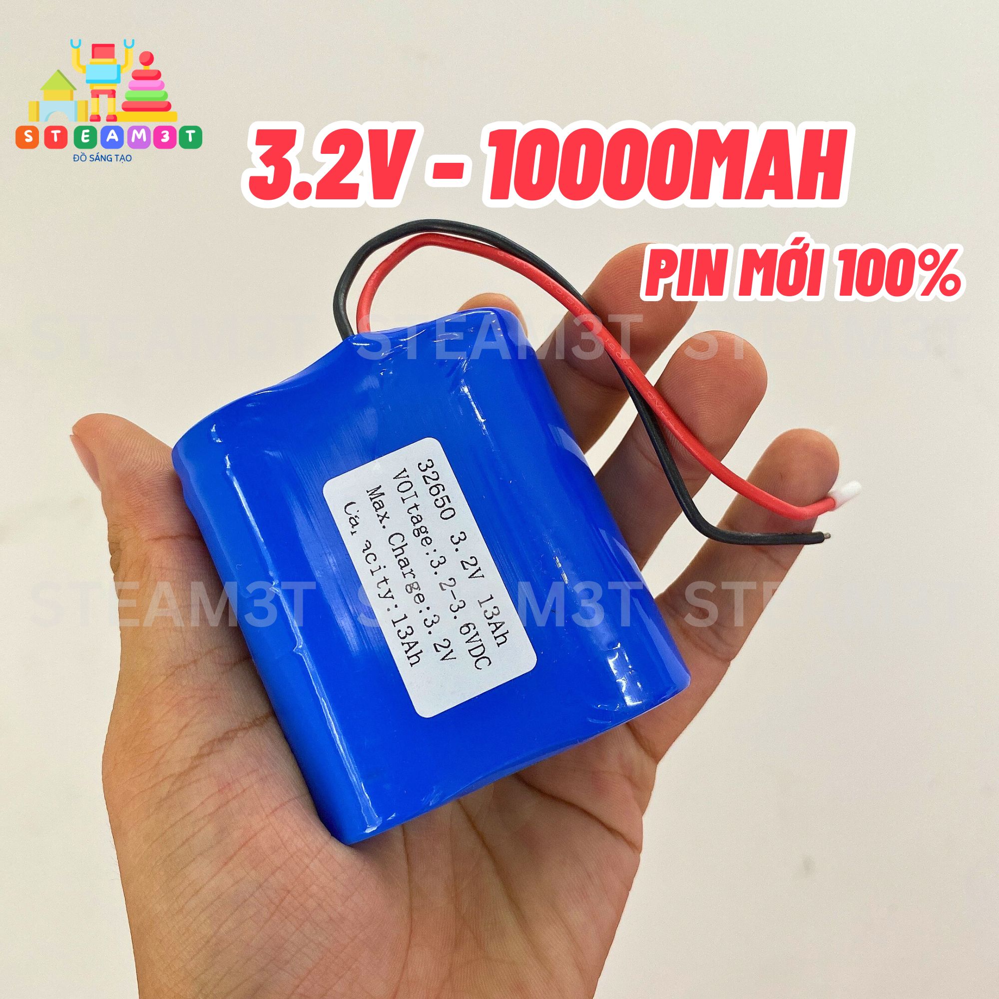 Pin sạc 32650 pin 3.2V Mới 100% đủ dung lượng 5000mAh 10000mAh Pin đèn đường năng lượng mặt trời - L