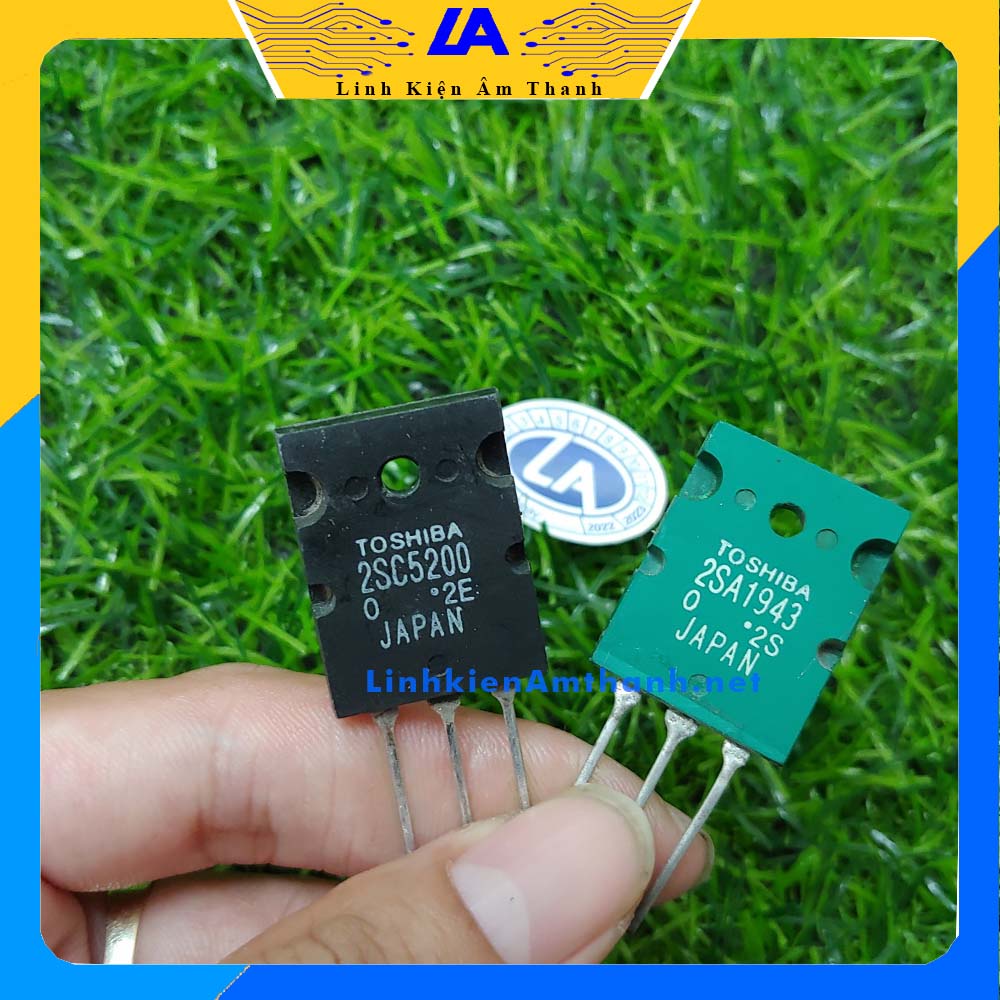 Sò Ampli TOSHIBA A1943 C5200 Xanh Đen Hàng Tháo Máy