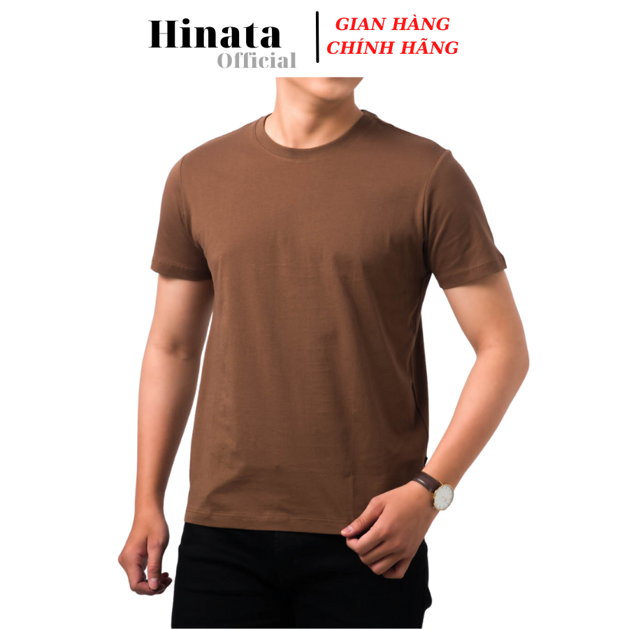 Áo thun nam Hinata cổ tròn áo phông nam chất liệu cotton cao cấp hàng hiệu chính hãng đẹp thoáng mát