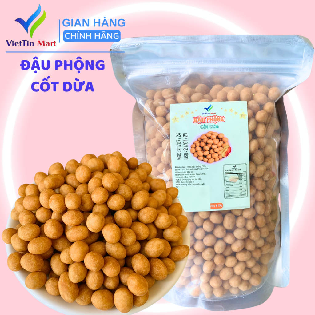 1kg ĐẬU PHỘNG DA CÁ - Viettin Mart