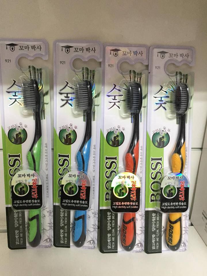 Combo 10 Bàn chải MỀM MẠI than hoạt tính Hàn Quốc cao cấp