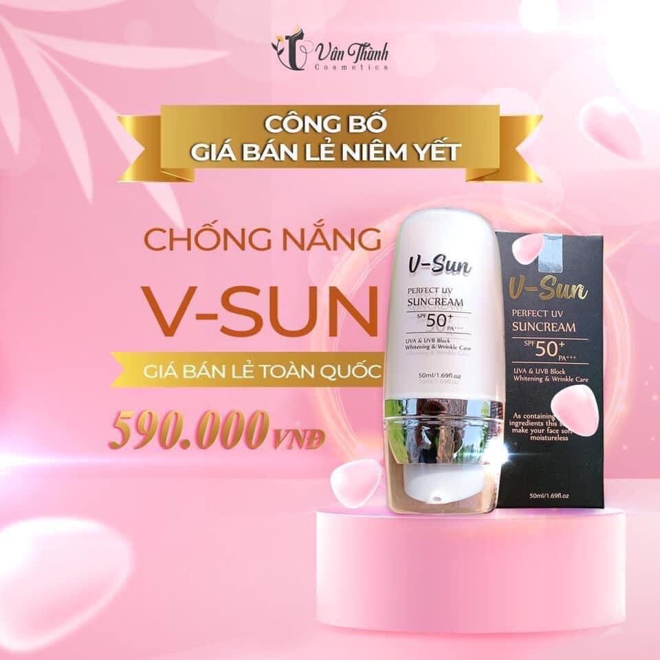 Kem Chống Nắng V - Sun - Vân Thành Cosmetics