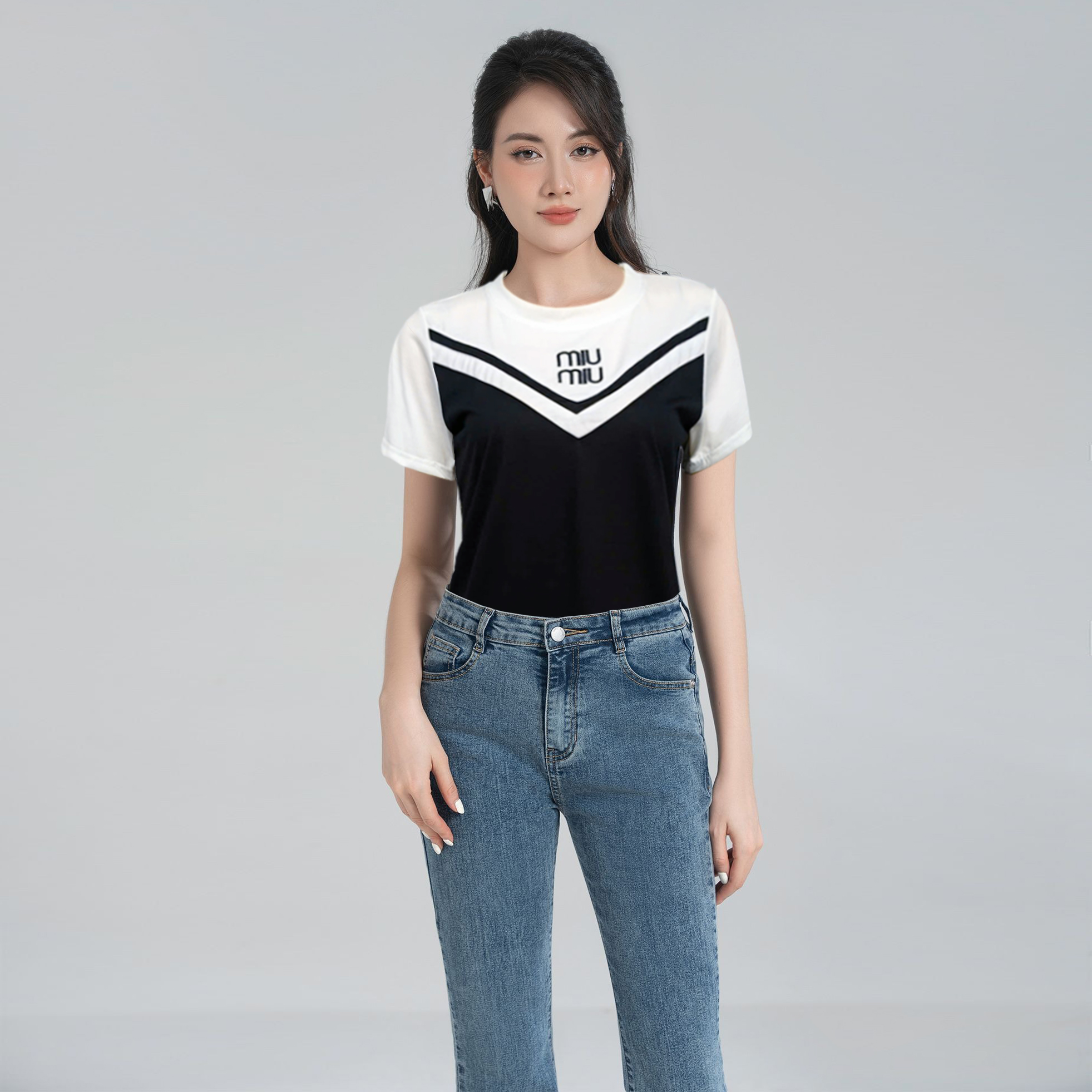 Áo Thun nữ phom vừa cách hàn quốc trẻ trung chất vải cotton cao cấp áo hãng sale