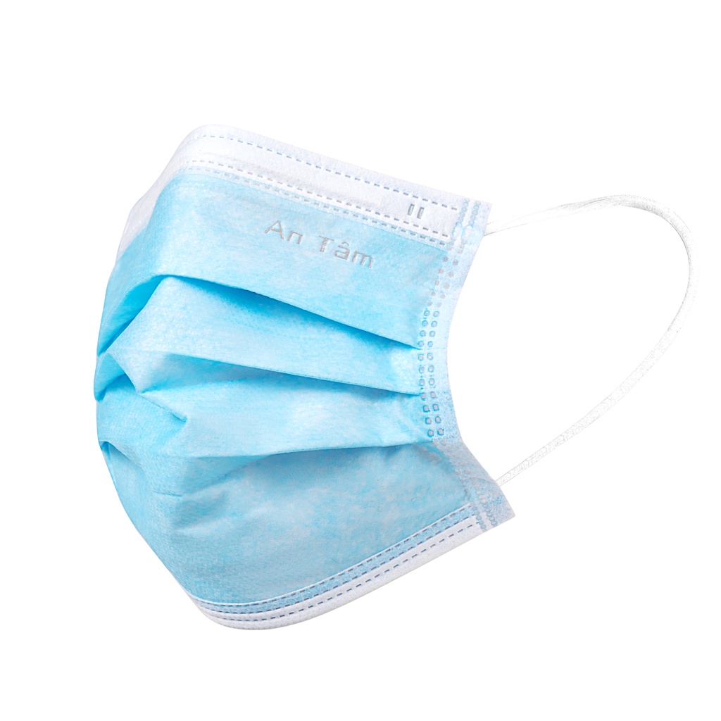 Set 100 cái - Khẩu trang y tế trẻ em kháng khuẩn 4 lớp dày dặn họa tiết dễ thương chính hãng An Tâm