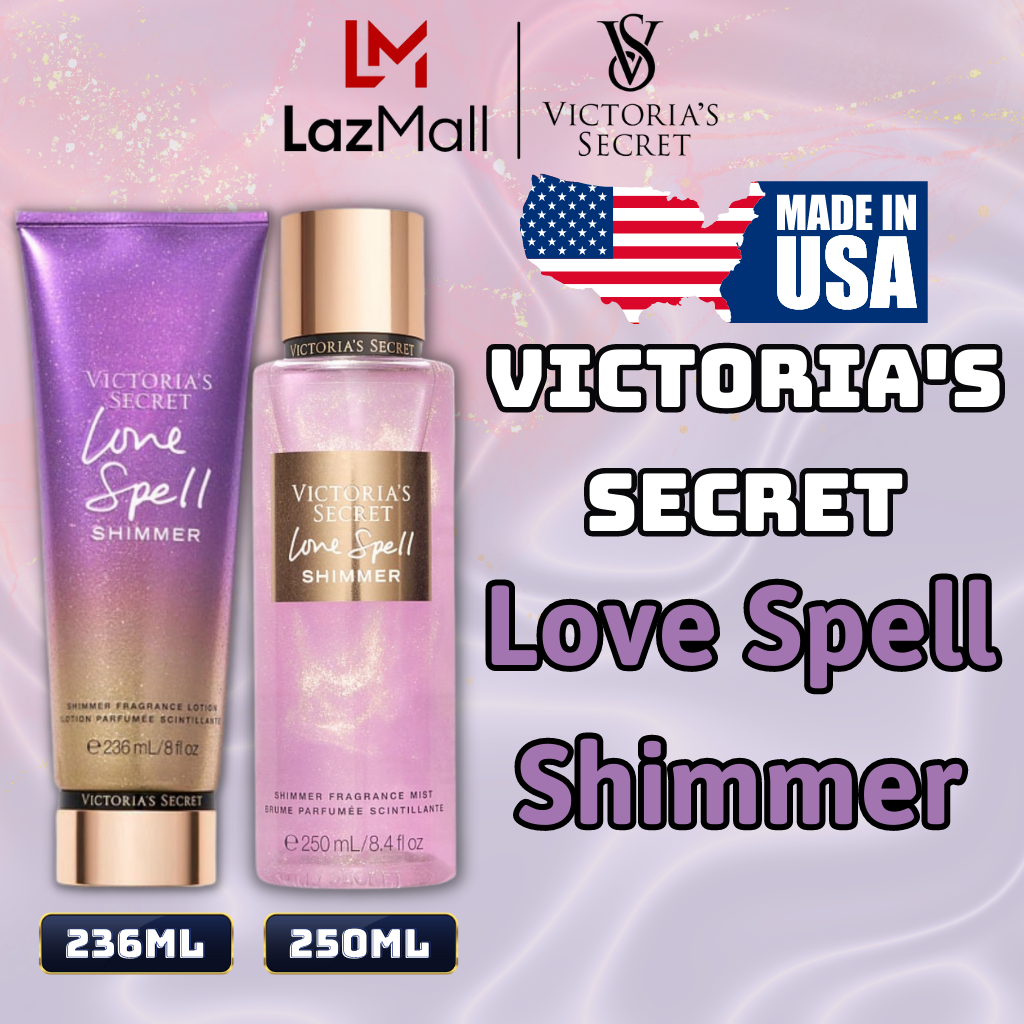 Victoria Secret Shimmer Love Spell Chính Hãng Body Mist Victoria Secret 250ml Lotion Victoria Secret 236ml