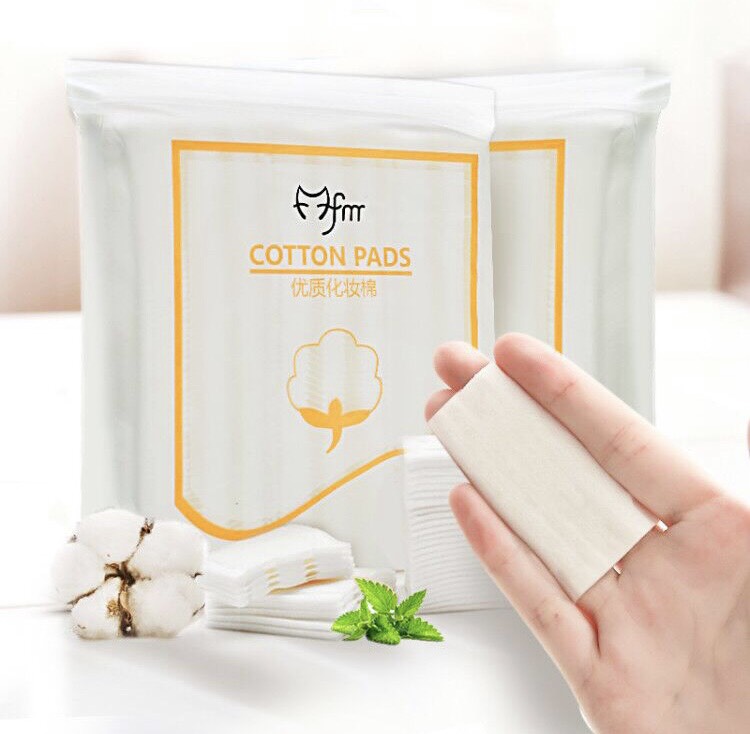 Bông Tẩy Trang [Freeship] Bông 3 Lớp Cotton Pads 222 Miếng - Tẩy Trang Sạch Mịn Dễ Dùng