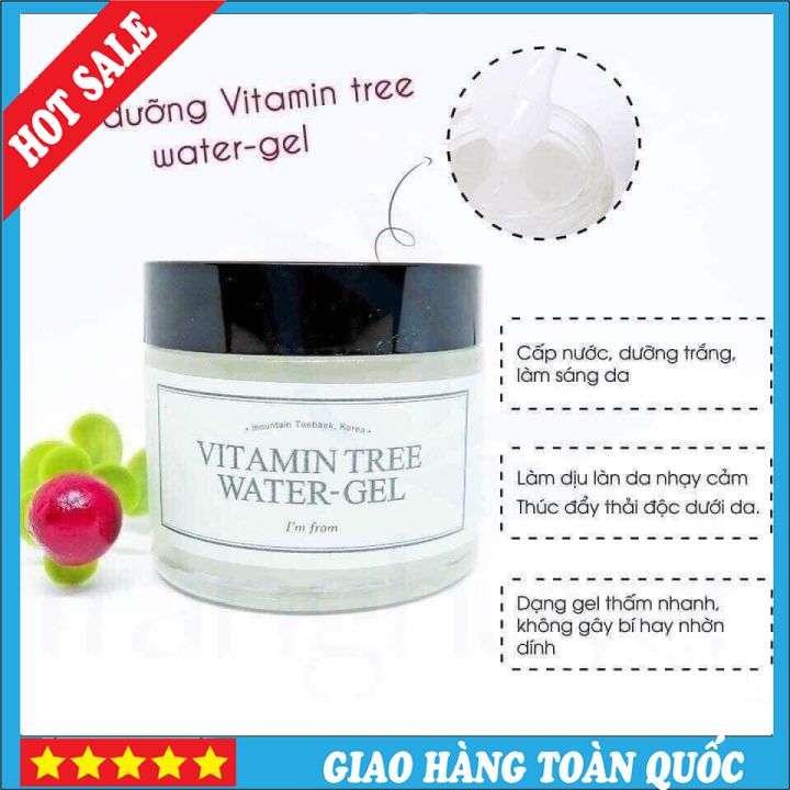 Gel Dưỡng Ẩm I’m From Vitamin Tree Water Gel 75g