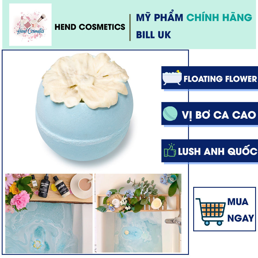 Bom Tắm Lush - Floating Flower Bath Bomb