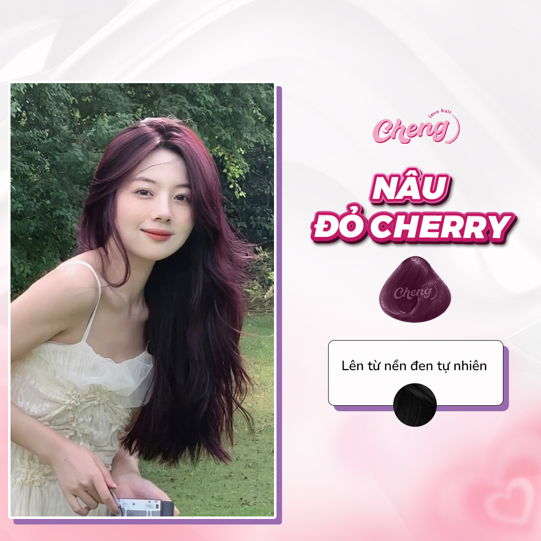 Chi tiết 66+ về màu đỏ cherry tóc - kenmei.edu.vn