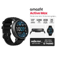 Đồng hồ thông minh Amazfit Active Max - Hàng chính hãng - Bảo hành 12 tháng