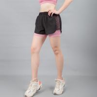 Quần short thể thao Gladimax Boxer Laser 2 lớp cho Nữ đồ tập gym aerobic thể dục