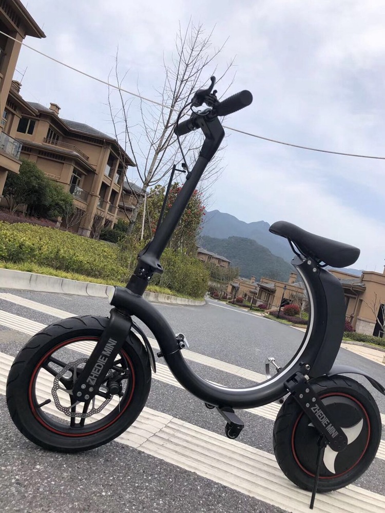 Xe đạp điện mini Mankeel du lịch gấp gọn Xe scooter điện du lịch gấp gọn pin lithium 36V 15Ah công suất 400W - 50KM cảm biến BẢO VỆ PIN 6 LỚP