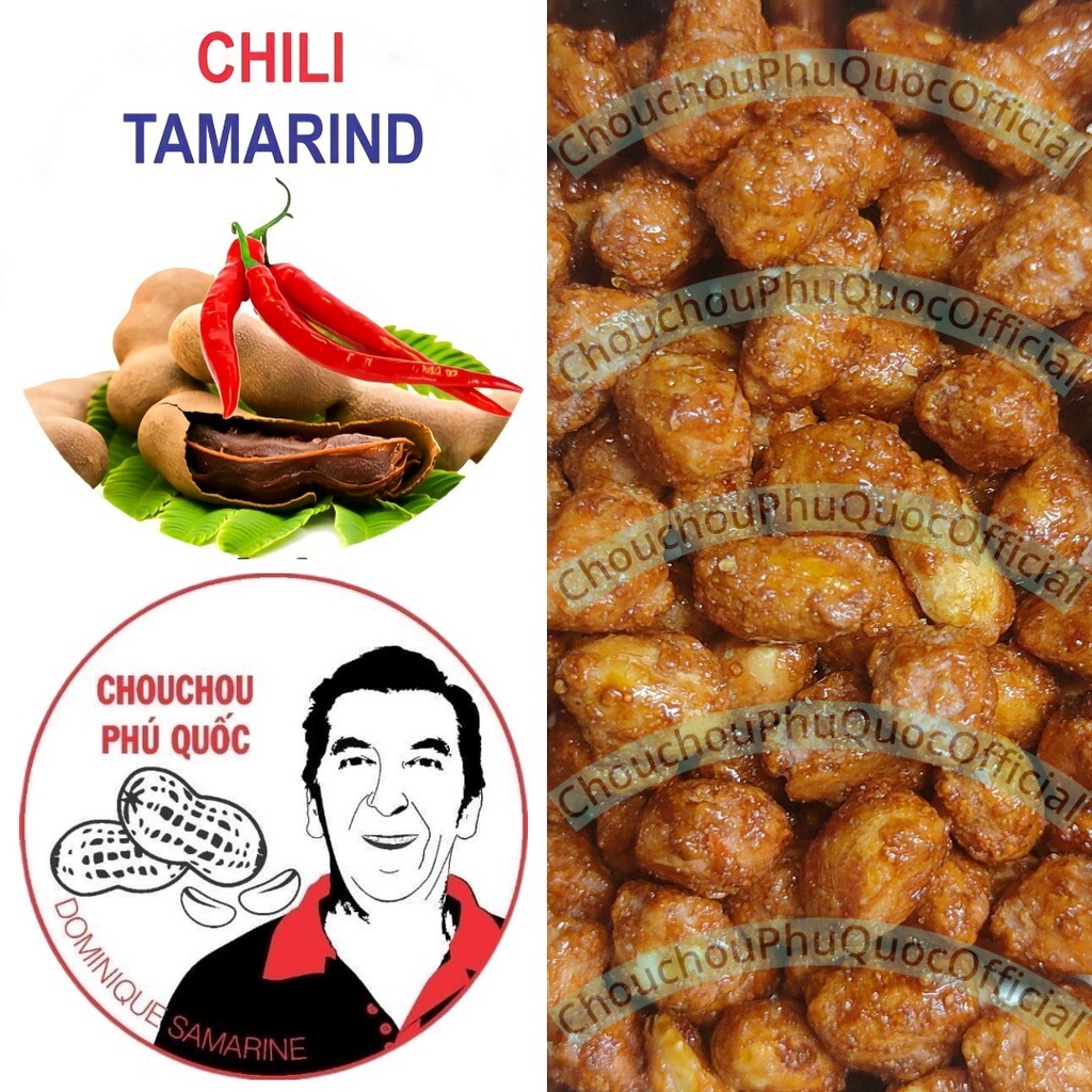 (Hũ 200g) Đậu phộng 30 vị CHOUCHOU PHÚ QUỐC ÔNG TÂY