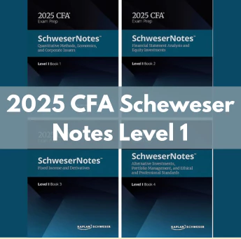 Bộ CFA level 1 2025 Schweser notes (tặng Free Quicksheet)