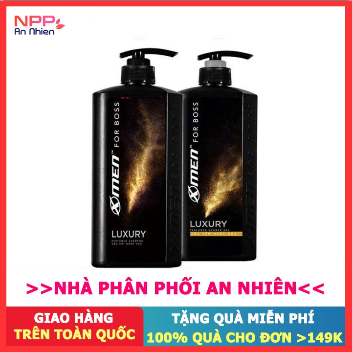 Combo Dầu Gội Nước Hoa 650G+Sữa Tắm Nước Hoa 650G X - Men For Boss Luxury - Npp An Nhiên