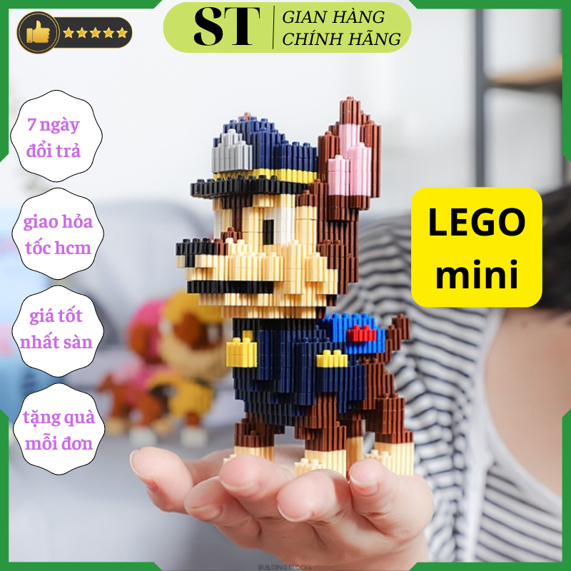 BỘ ĐỒ CHƠI XẾP HÌNH LEGO 3D mini lắp ráp các nhân vật hoạt hình dễ thương - chất liệu nhựa ABS cao cấp nhiều mẫu mã - Lego 12 Con Giáp 12 cung hoàng đạo lego
