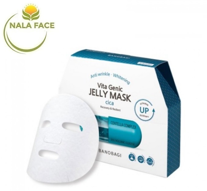 [HCM]Combo 10 Mặt Nạ Dưỡng Da Giảm Mụn Banobagi Vita Genic Jelly Mask Cica 30ml