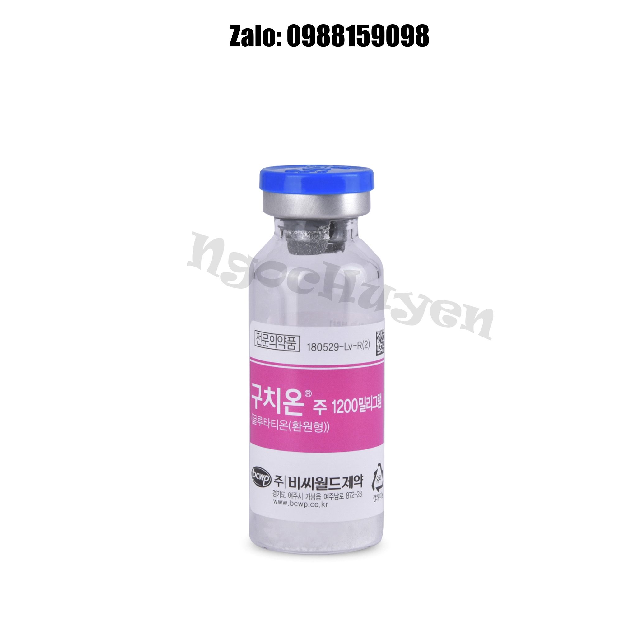 Làm Trắng Da  Gluthione 1200mg  1 hộp 10 lọ - Mix Meso, Mix Truyền Trắng