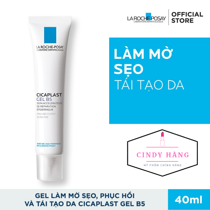 [Hcm]Gel Phục Hồi B5 La Roche - Posay Cicaplast B5 40Ml Làm Mờ Sẹo Thâm Giúp Làm Dịu Làn Da Chính Hãng