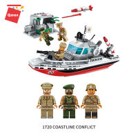 Cuộc xung đột bờ biển 1720 - Bộ đồ chơi xếp hình lego Qman