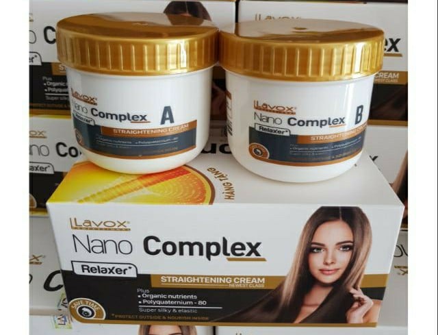Kem Ép/Duỗi Tóc Lavox Nano Complex 150ml