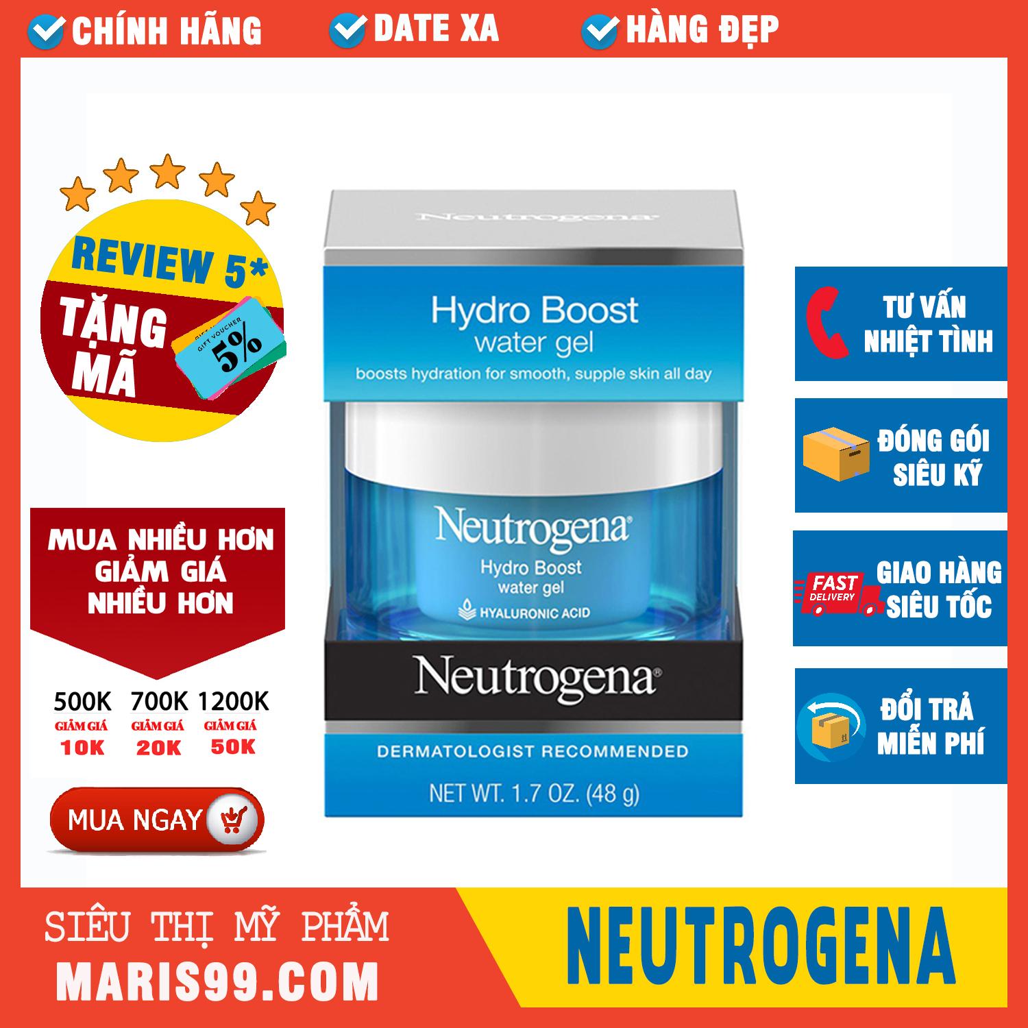 Kem Dưỡng Ẩm Neutrogena Hydro Boost Water Gel 48Gr (Bản Mỹ)